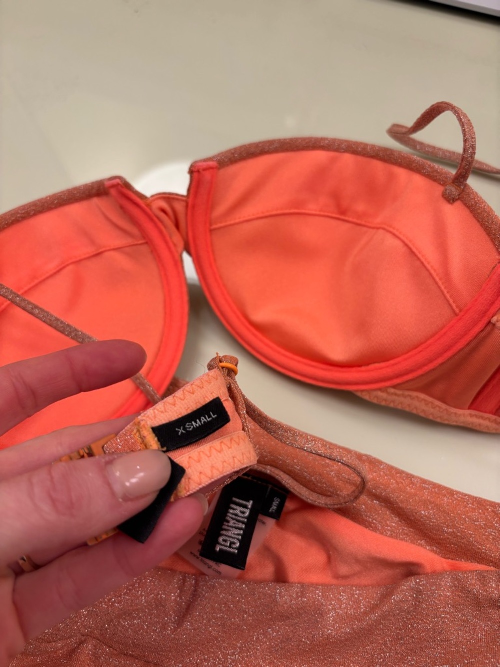 Triangl Apricot Sparkle Bikini - Picture 5 of 5